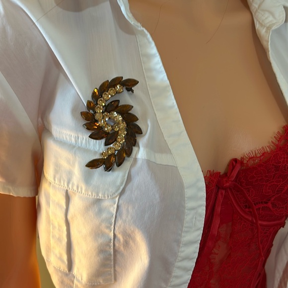 Gorgeous Vintage Rhinestone brooch - Picture 2 of 4